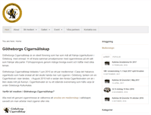 Tablet Screenshot of gotheborgscigarrsallskap.se